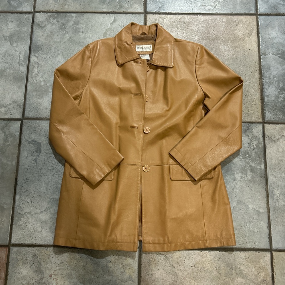 Vintage Brownstone Studios Leather Jacket.